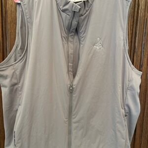 Peter Millar Dove Gray Zip-Up Vest